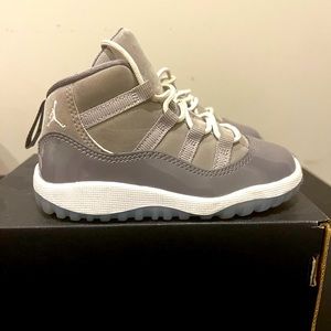 Cool grey Jordan 11 toddler size 8C